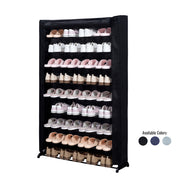 Herzberg HG-8077: 9-Tier Shoe Rack Organizer Blue