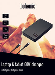 Bohemic BOH7382: Ultra-Slim Laptop and Tablet 60W Charger