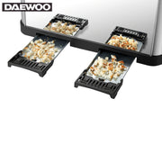 Daewoo SYM-1304: Wide Stainless Steel  Bread Toaster - 4 Drawer, 4 Slice