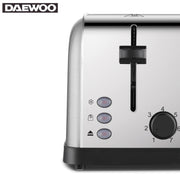 Daewoo SYM-1298: Stainless Steel Bread Toaster - 2 Drawer, 2 Slice