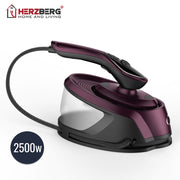 Herzberg HG-8057: Multi-function Iron Steamer with Station