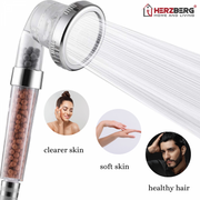 Herzberg HG-5032: 3-Mode Mineralized Shower Head