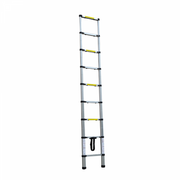 Herzberg HG-5260: Aluminum Telescopic Ladder with Anti Slip Footing - 2.6M