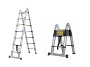 Herzberg HG-5560: Retracting Aluminum Telescopic Ladder - 5.60M