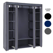 Herzberg HG-8009: Storage Wardrobe - Large Blue