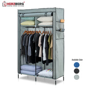 Herzberg HG-8012: Storage Wardrobe Blue