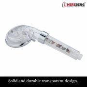 Herzberg HG-8023: Personal Showerhead - Antibacterial Activation Mineralization Ball Showerhead