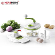 Herzberg HG-8031: 10 in 1 Chopper and Slicer Set