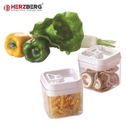 Herzberg HG-8032: Vegetable Slicer with Bowl and Storage Container Set