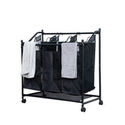 Herzberg HG-8078: Rolling Laundry Hamper Sorter & Organizer