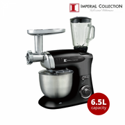 Imperial Collection Multifunctional Stand Mixer, Blender, Meat Grinder Black