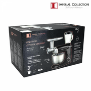 Imperial Collection Multifunctional Stand Mixer, Blender, Meat Grinder Black