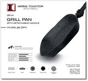 Imperial Collection 28cm Grill Pan with Detachable Handle