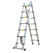 Herzberg HG-5440: Retracting Aluminum Telescopic Ladder - 4.40M