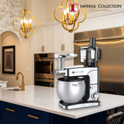 Imperial Collection Multifunctional Stand Mixer, Meat Grinder, and Citrus Juicer