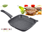 Royalty Line RL-AG24M:  Marble Coated Grill Pan - 24cm