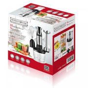 Royalty Line RL-ESMS800: 2-Speed  3-in-1 Hand Blender, Whisker, Chopper - 800W