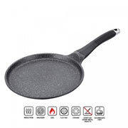 Royalty Line RL-CP28M: 28cm Pancake Pan Marble Coating