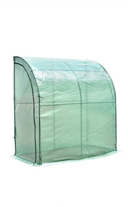 Herzberg Lean on Walk-In Greenhouse with Windows