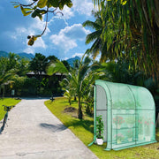 Herzberg Lean on Walk-In Greenhouse with Windows