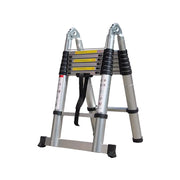 Herzberg HG-5560: Retracting Aluminum Telescopic Ladder - 5.60M